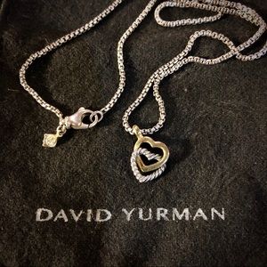 David Yurman Double Heart Necklace